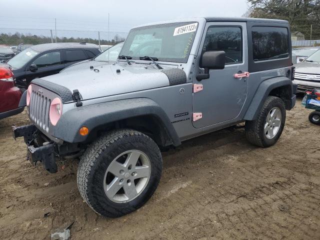 1C4AJWAG5FL562905 - 2015 JEEP WRANGLER SPORT GRAY photo 1