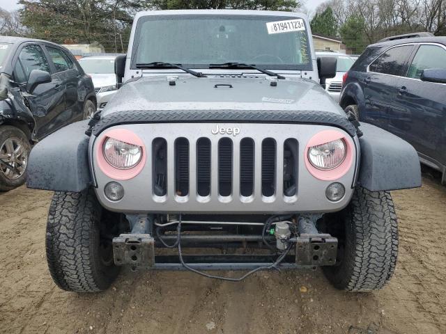 1C4AJWAG5FL562905 - 2015 JEEP WRANGLER SPORT GRAY photo 5