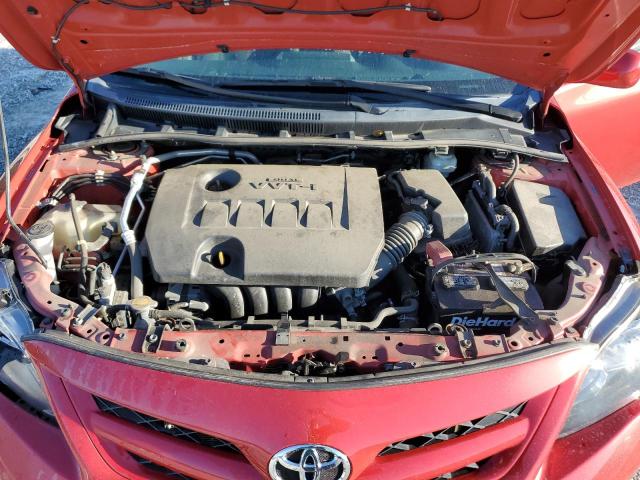 2T1BU4EE9BC672589 - 2011 TOYOTA COROLLA BASE 红色 照片 11