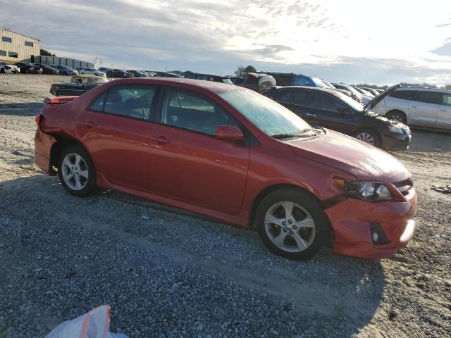 2T1BU4EE9BC672589 - 2011 TOYOTA COROLLA BASE 红色 照片 4