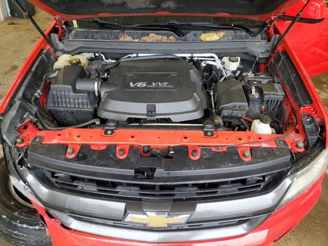 1GCGTDE32G1192171 - 2016 CHEVROLET COLORADO Z71 RED photo 11