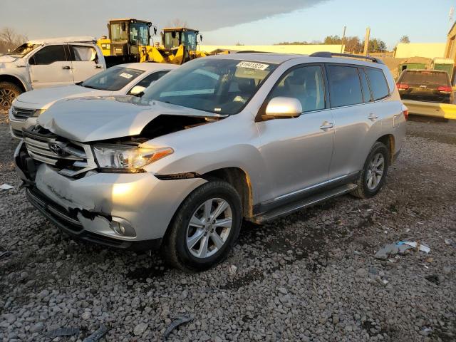 5TDZK3EH3CS061250 - 2012 TOYOTA HIGHLANDER BASE SILVER photo 1