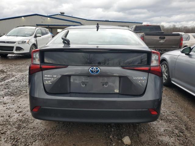 JTDL9MFU9M3025116 - 2021 TOYOTA PRIUS LE GRAY photo 6