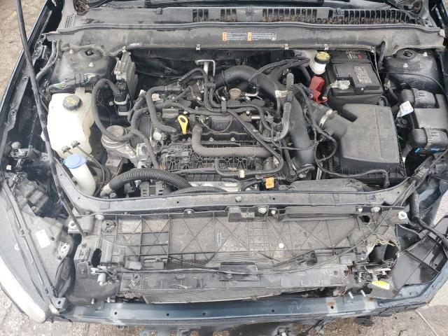 3FA6P0HD0LR234744 - 2020 FORD FUSION SE BLACK photo 11