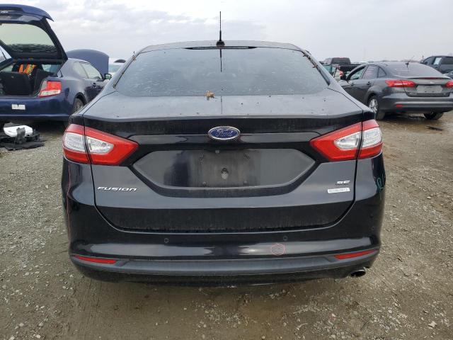 3FA6P0HD0GR166094 - 2016 FORD FUSION SE BLACK photo 6