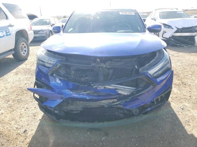 5J8TC2H61KL008152 - 2019 ACURA RDX A-SPEC BLUE photo 5