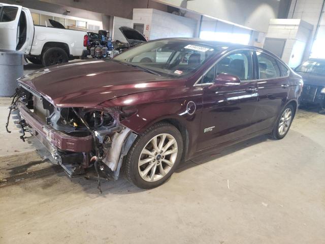 3FA6P0PU9HR188551 - 2017 FORD FUSION SE PHEV MAROON photo 1