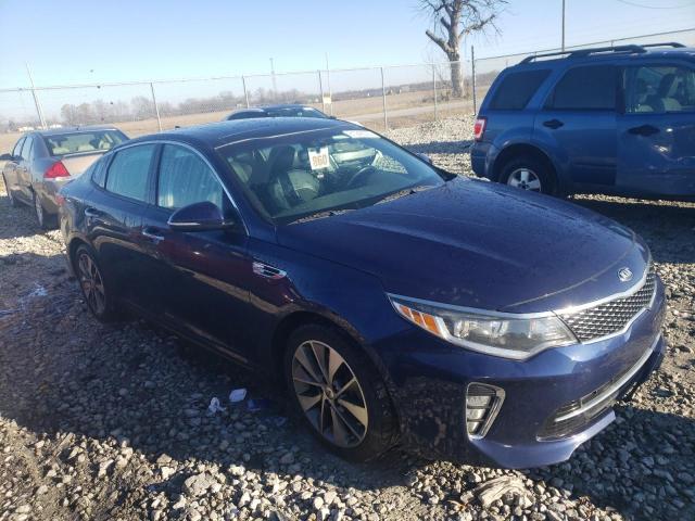 5XXGT4L32JG256594 - 2018 KIA OPTIMA LX BLUE photo 4