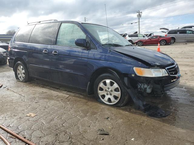 5FNRL18623B130591 - 2003 HONDA ODYSSEY EX BLUE photo 4