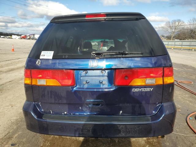 5FNRL18623B130591 - 2003 HONDA ODYSSEY EX BLUE photo 6