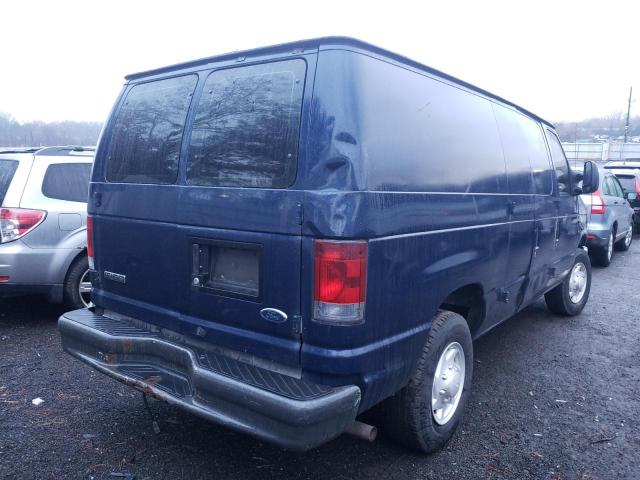 1FTNE14W88DA37801 - 2008 FORD ECONOLINE E150 VAN BLUE photo 3