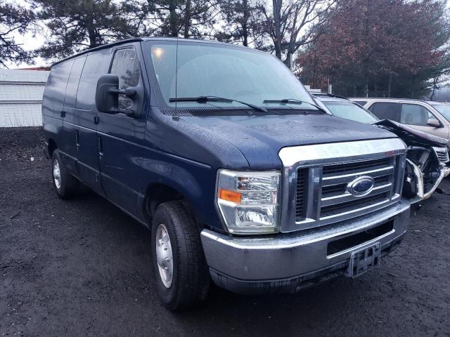 1FTNE14W88DA37801 - 2008 FORD ECONOLINE E150 VAN BLUE photo 4