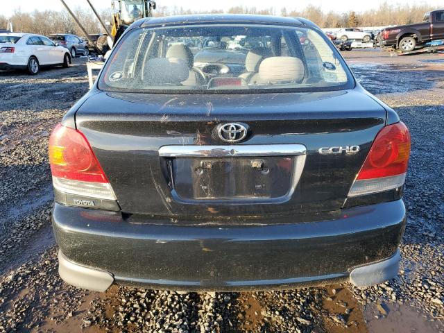 JTDBT123535039851 - 2003 TOYOTA ECHO BLACK photo 6