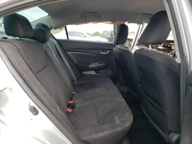 19XFB2F51DE232249 - 2013 HONDA CIVIC LX SILVER photo 10