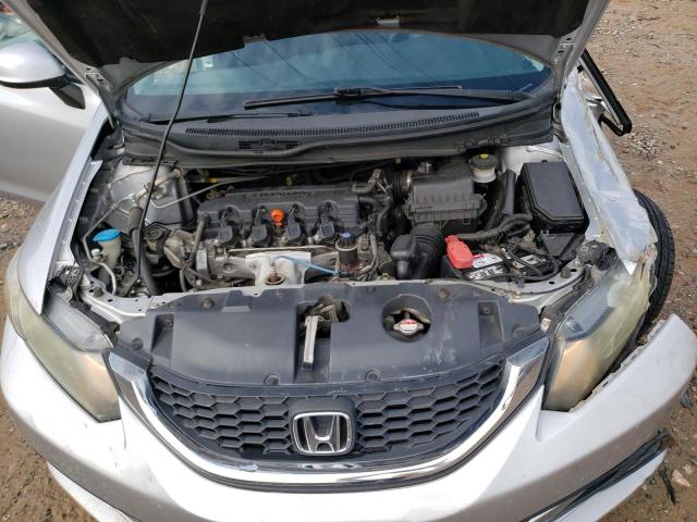 19XFB2F51DE232249 - 2013 HONDA CIVIC LX SILVER photo 11