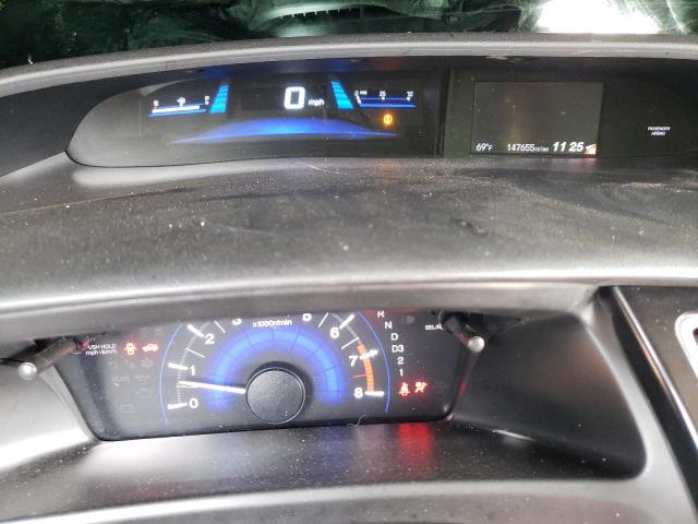 19XFB2F51DE232249 - 2013 HONDA CIVIC LX SILVER photo 9