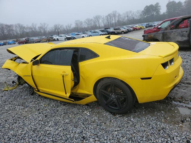 2G1FB1ED4B9113442 - 2011 CHEVROLET CAMARO LT YELLOW photo 2