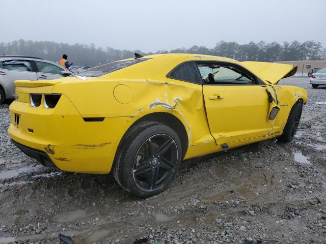 2G1FB1ED4B9113442 - 2011 CHEVROLET CAMARO LT YELLOW photo 3