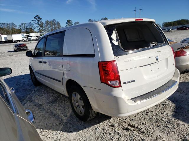 2C4JDGAG3CR257788 - 2012 DODGE RAM VAN WHITE photo 2