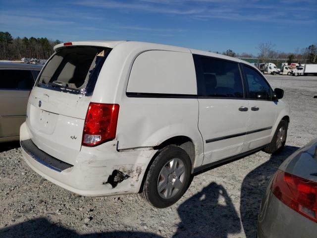 2C4JDGAG3CR257788 - 2012 DODGE RAM VAN WHITE photo 3