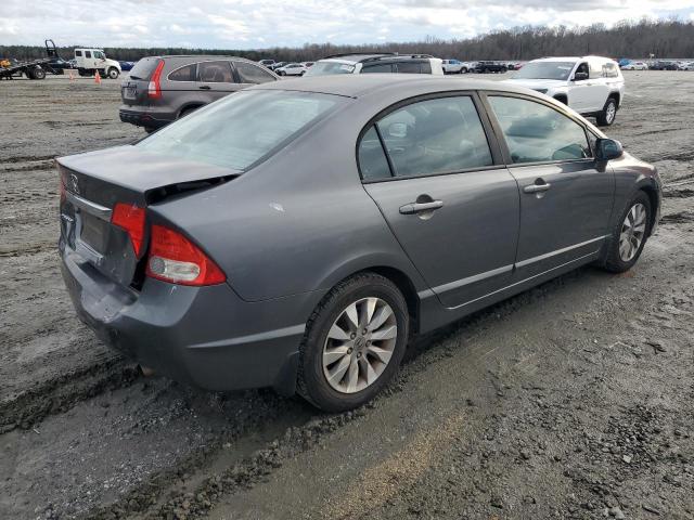 19XFA1F84BE026587 - 2011 HONDA CIVIC EX GRAY photo 3