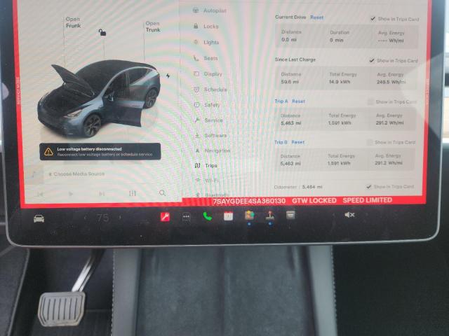 7SAYGDEE4SA360130 - 2025 TESLA MODEL Y Grau Foto 9