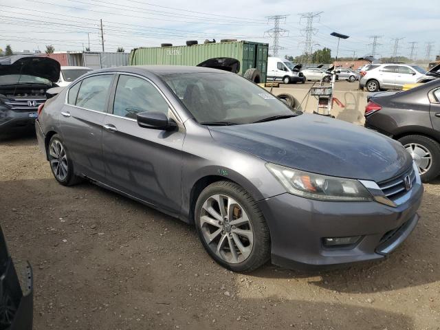1HGCR2E59FA035062 - 2015 HONDA ACCORD SPORT ნაცრისფერი ფოტო 4