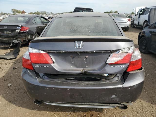 1HGCR2E59FA035062 - 2015 HONDA ACCORD SPORT ნაცრისფერი ფოტო 6