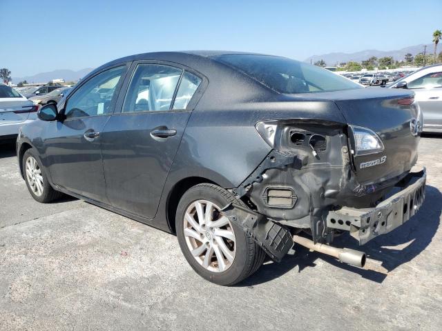 JM1BL1V81C1696502 - 2012 MAZDA 3 I GRAY photo 2