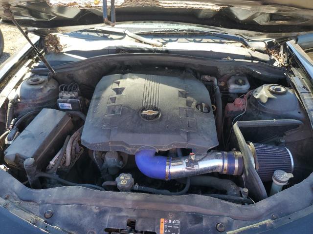 2G1FE1E37D9143553 - 2013 CHEVROLET CAMARO LS BLACK photo 11