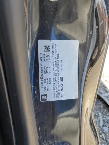 2G1FE1E37D9143553 - 2013 CHEVROLET CAMARO LS BLACK photo 12