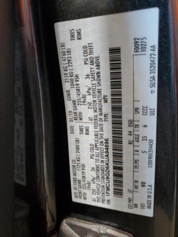 1FMCU9GD6KUA94696 - 2019 FORD ESCAPE SE GRAY photo 13