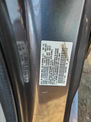 5FNRL5H98EB022139 - 2014 HONDA ODYSSEY TOURING Մոխրագույն լուսանկար 14