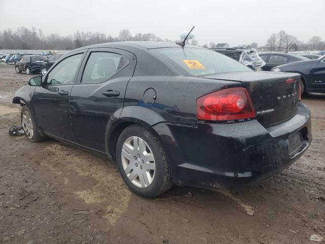 1C3CDZAB7DN722780 - 2013 DODGE AVENGER SE BLACK photo 2