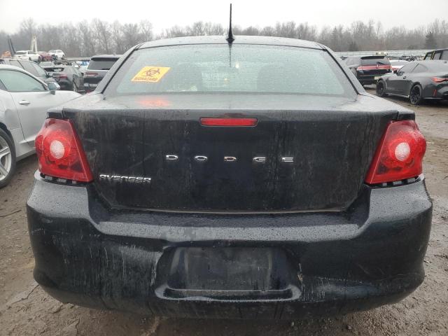 1C3CDZAB7DN722780 - 2013 DODGE AVENGER SE BLACK photo 6