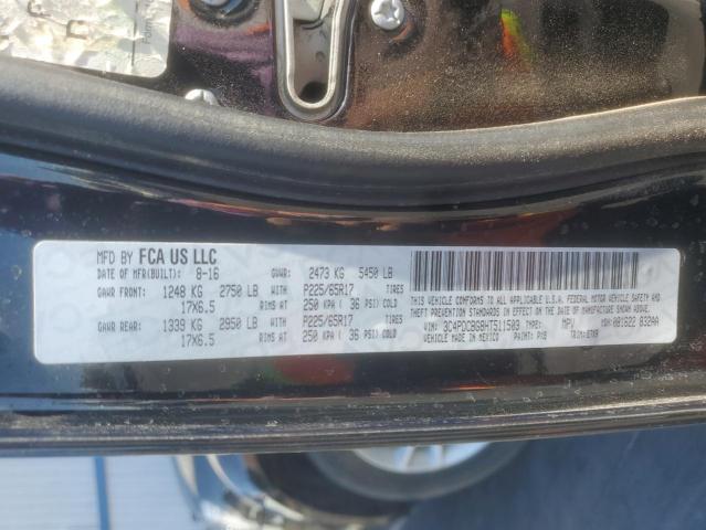 3C4PDCBG8HT511503 - 2017 DODGE JOURNEY SXT BLACK photo 13