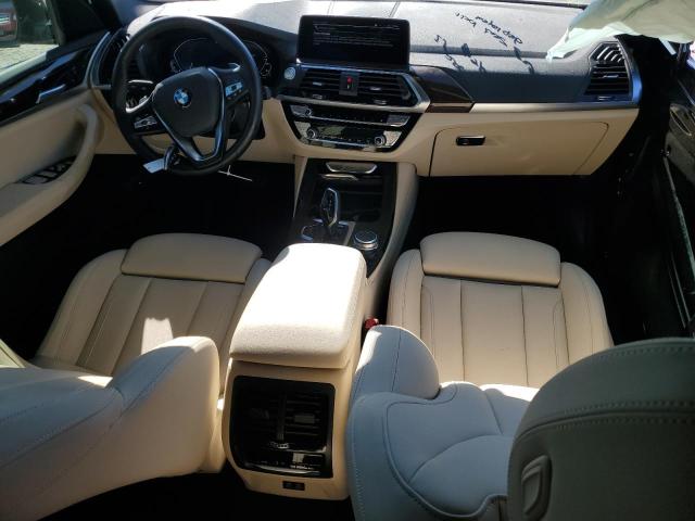 5UXTS1C00M9E48301 - 2021 BMW X3 XDRIVE30E BLACK photo 8