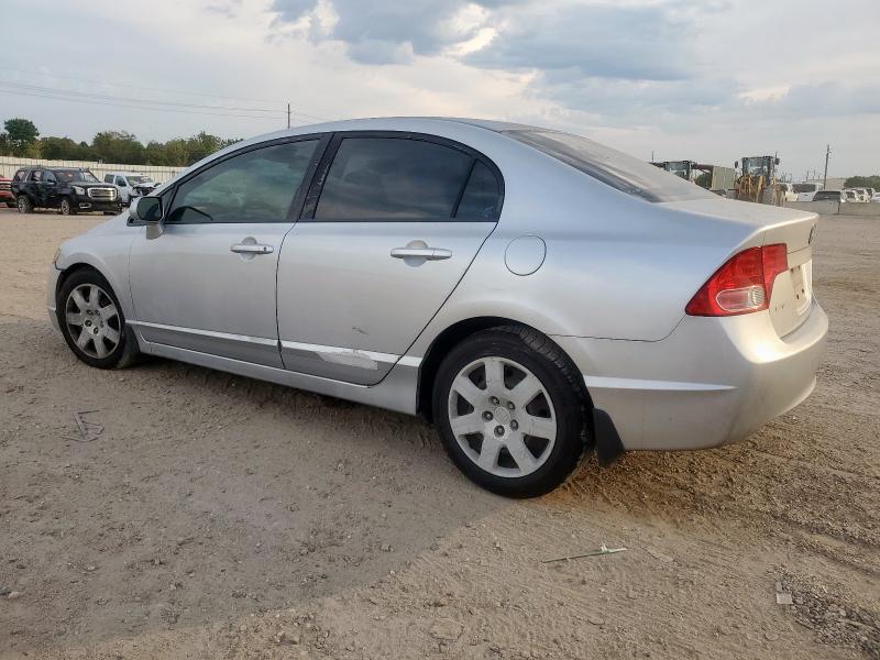 2HGFA16558H346070 - 2008 HONDA CIVIC LX SILVER photo 2