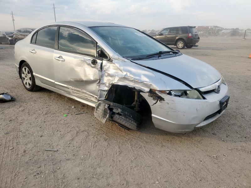 2HGFA16558H346070 - 2008 HONDA CIVIC LX SILVER photo 4