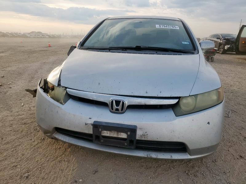 2HGFA16558H346070 - 2008 HONDA CIVIC LX SILVER photo 5