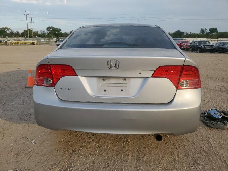 2HGFA16558H346070 - 2008 HONDA CIVIC LX SILVER photo 6