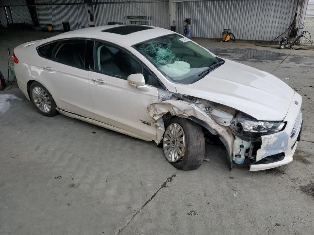 3FA6P0SU2ER256787 - 2014 FORD FUSION TITANIUM PHEV 白色 照片 4