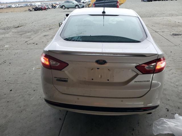 3FA6P0SU2ER256787 - 2014 FORD FUSION TITANIUM PHEV 白色 照片 6