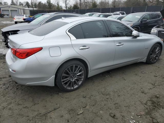 JN1FV7AR1GM450442 - 2016 INFINITI Q50 RED SPORT 400 SILVER photo 3