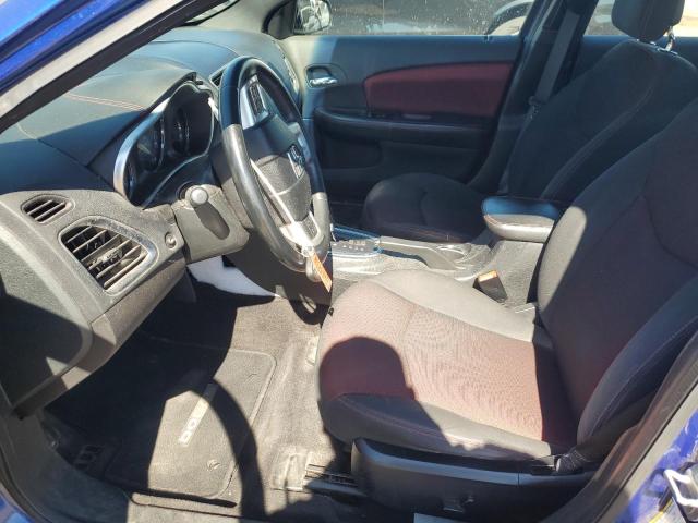 1C3CDZEG6CN200582 - 2012 DODGE AVENGER SXT BLUE photo 7