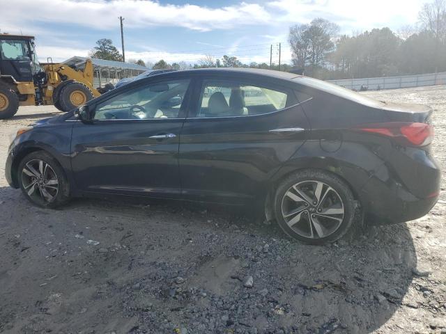 5NPDH4AE9EH497930 - 2014 HYUNDAI ELANTRA SE BLACK photo 2