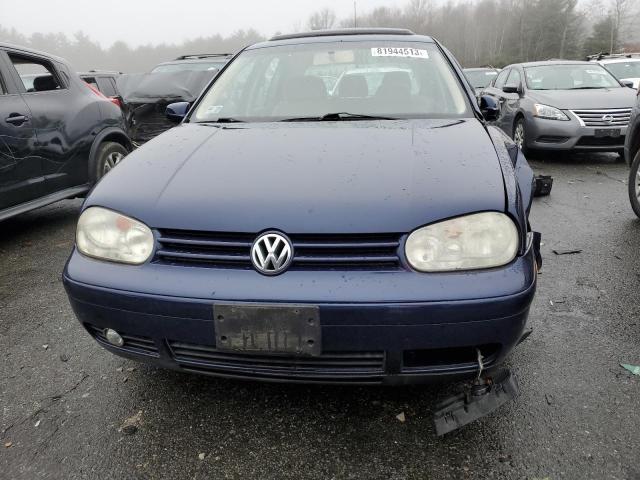 9BWGK61J524068783 - 2002 VOLKSWAGEN GOLF GLS BLUE photo 5