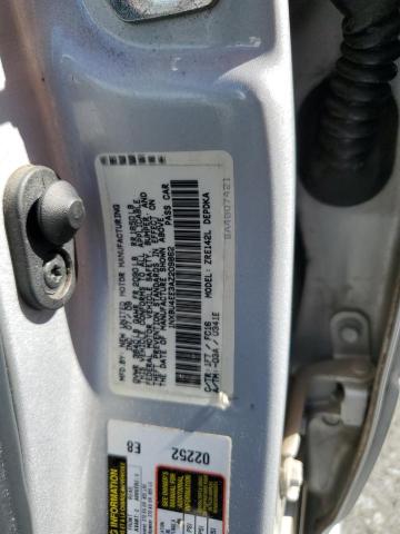 1NXBU4EE3AZ209862 - 2010 TOYOTA COROLLA BASE 银色 照片 12