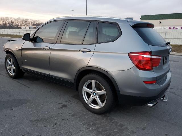 5UXWX9C57G0D89359 - 2016 BMW X3 XDRIVE28I GRAY photo 2