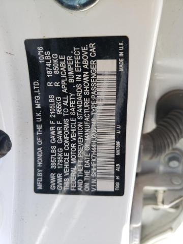 SHHFK7H44HU206146 - 2017 HONDA CIVIC SPORT 白色 照片 12